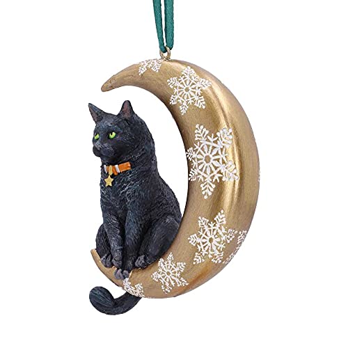 Moon Cat Hanging Ornament 9cm by Lisa Parker Christmas Tree Decoration 2
