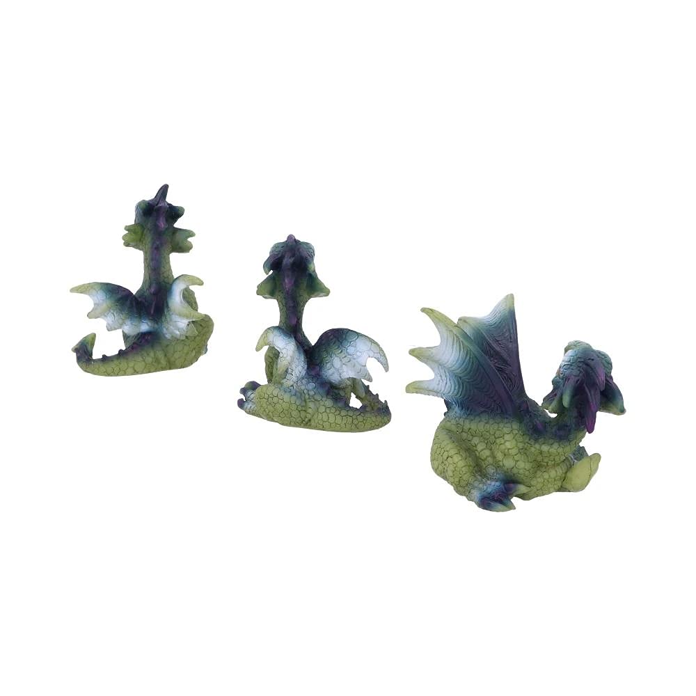 Triple Trouble Small Set of Three Dragon Infant Ornaments 8cm