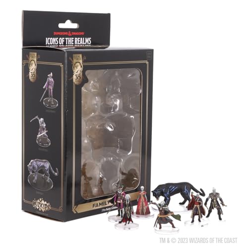 WizKids D&D The Legend of Drizzt 35th Anniversary - Family & Foes Boxed Set Dungeons and Dragons Miniatures 1