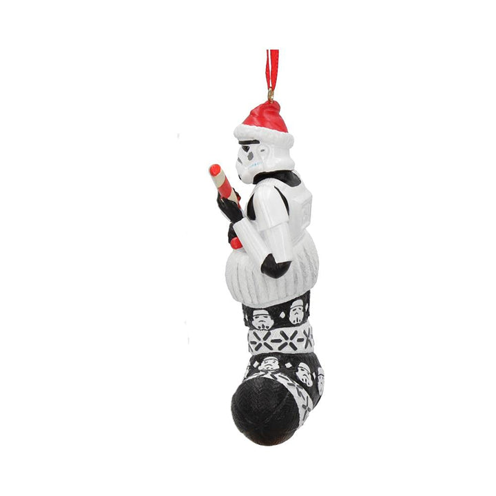 Stormtrooper in Stocking Hanging Ornament 11.5cm Officially Licensed