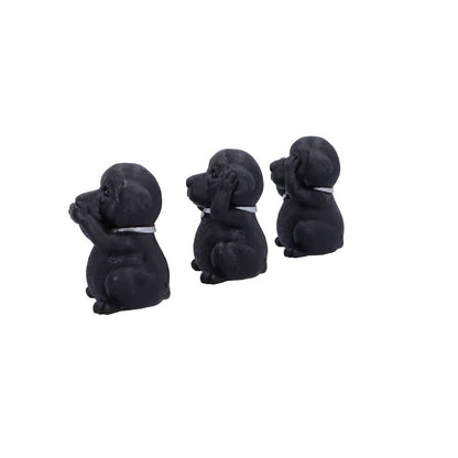 Three Wise Labradors 8.5cm Resin Decoration Statue 4
