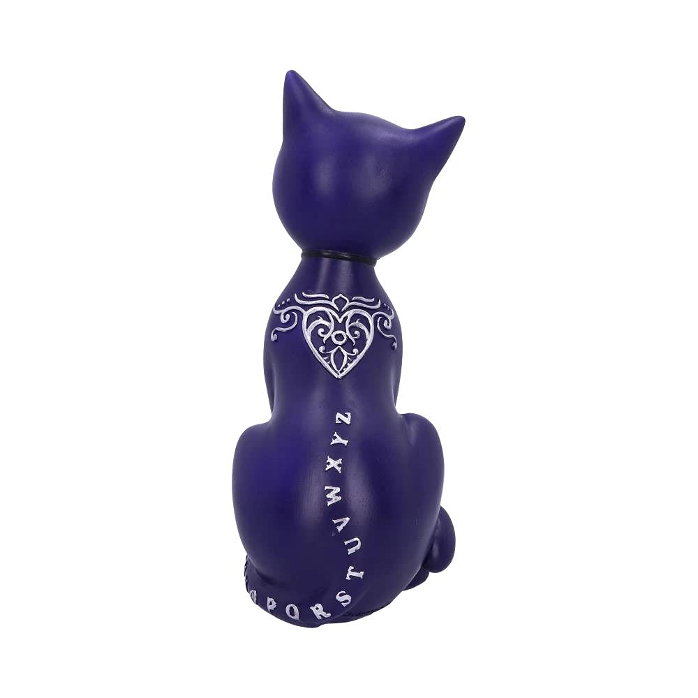 Purple Mystic Kitty 26cm Ouija Cat Figurine 4