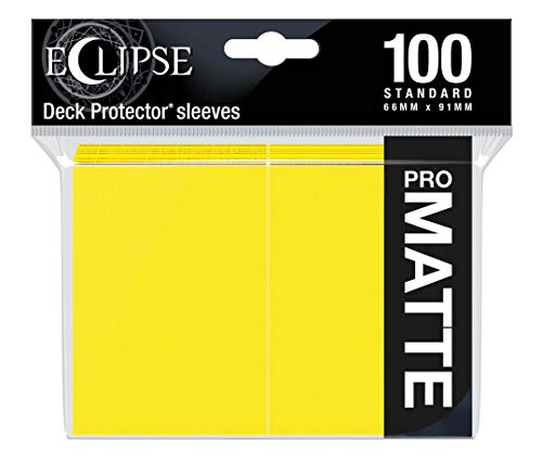 100 Ultra Pro Standard Sleeves - Eclipse Matte (66 x 91 mm)