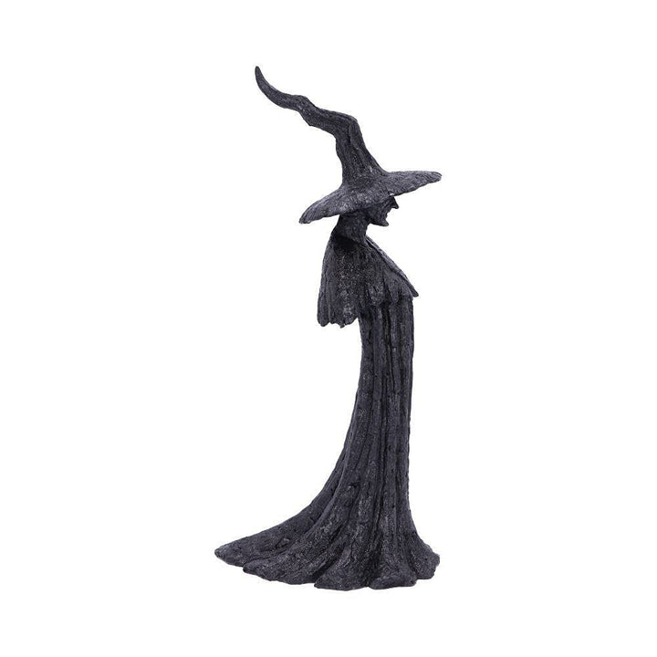 Talyse Black Glittered Forest Witch Ornament Wiccan Decoration Small 30cm