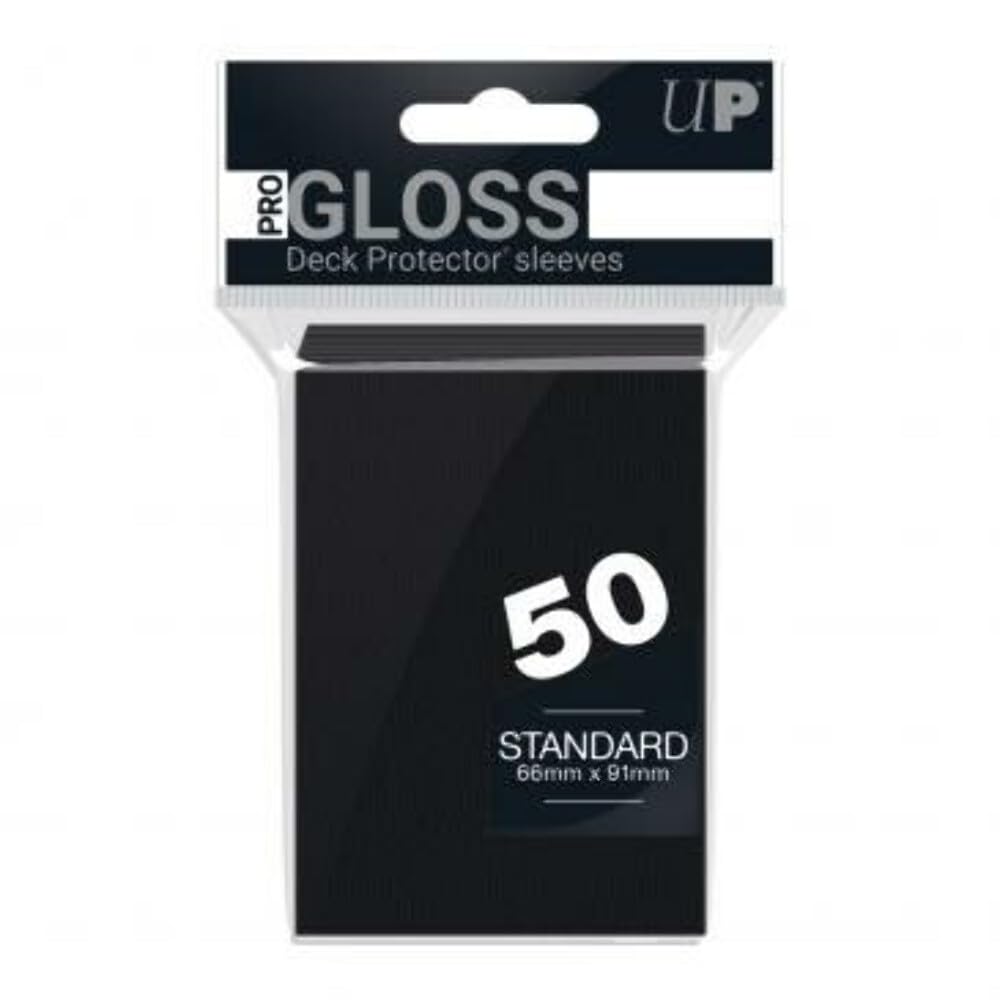 Standard Deck Protectors 50CT Black Card Sleeve by Ultra Pro 1