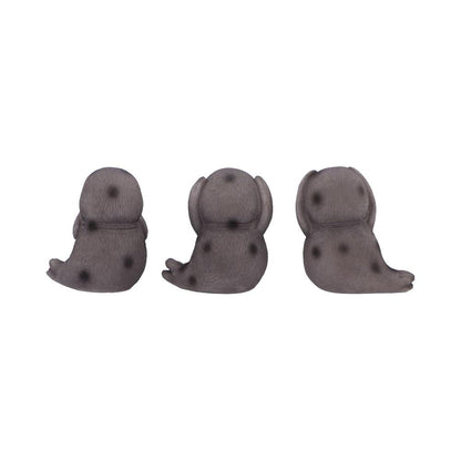 Three Wise Seals Decorative Resin Figurine Set 7.5cm 3