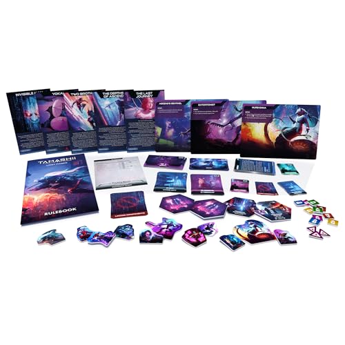 Tamashii: Stretch Goals: Lost Pages - Unlock New Adventures and Unveil The Lost Secrets! Sci-Fi Strategy Game, Ages 14+, 1-4 Players, 45-90 Min Playtime, Made by Awaken Realms 1