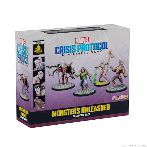 Atomic Mass Games Marvel: Crisis Protocol Tomb of Dracula Character Pack - Add Supernatural Legends to Your Team! Tabletop Superhero Game, Ages 14+, 2 Players, 90 Min Playtime, Made