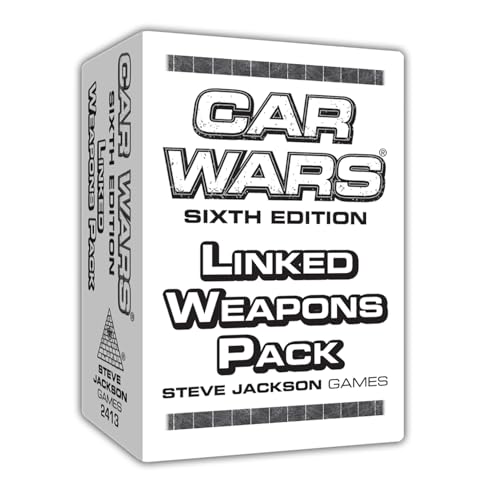 Steve Jackson Games Car Wars Linked Weapons Pack, Expansion Strategy Card Game, for 2 to 4 Players and Ages 10+