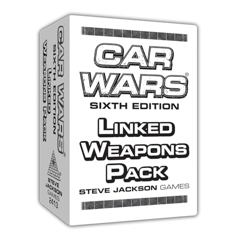 Steve Jackson Games Car Wars Linked Weapons Pack, Expansion Strategy Card Game, for 2 to 4 Players and Ages 10+ 1