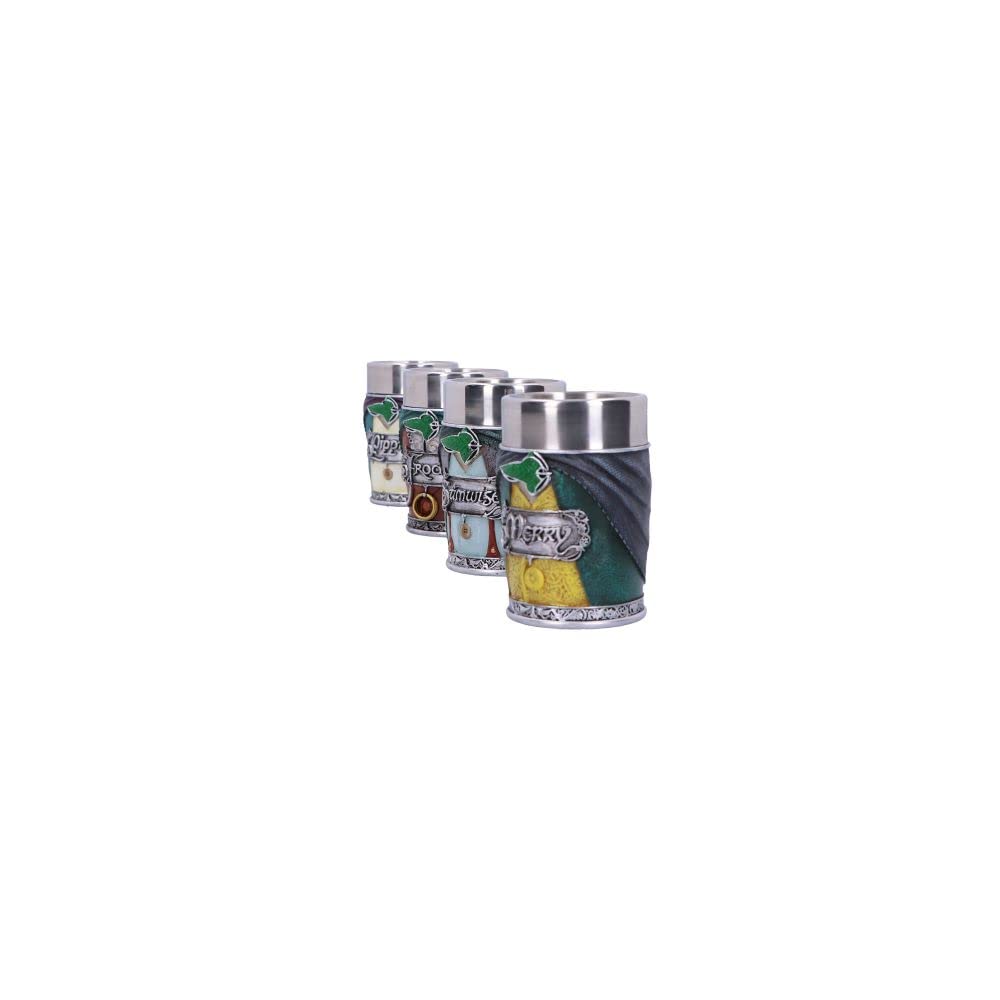 Lord of the Rings Hobbit Shot Glass Set Officially Licensed