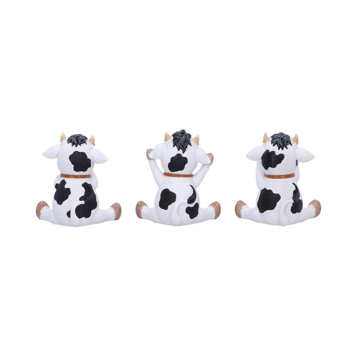 Three Wise Cows Figurines 9cm