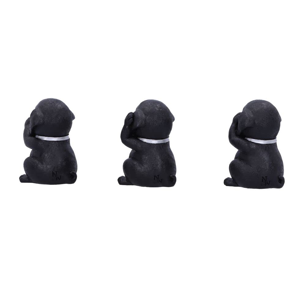 Three Wise Labradors 8.5cm Resin Decoration Statue 5