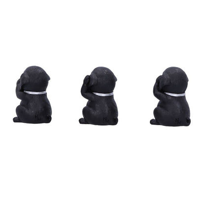 Three Wise Labradors 8.5cm Resin Decoration Statue 5