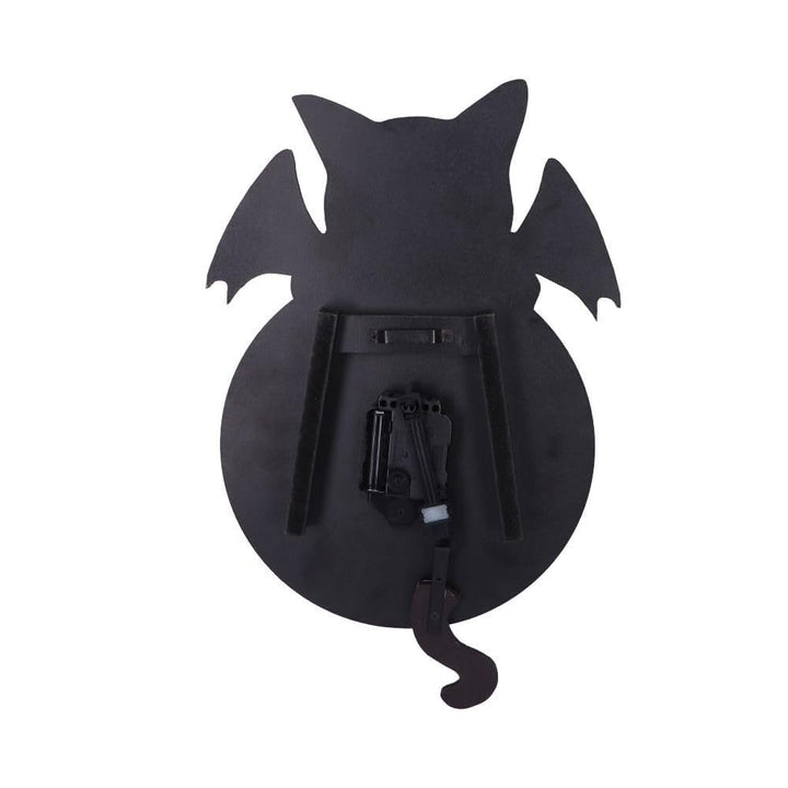 Cult Cuties Malpuss Wall Hanging Clock with Swinging Tail Tickin 41cm