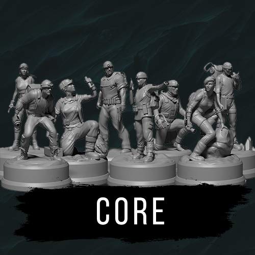 Inside The Box | Sub Terra: Core Miniatures | Board Game Miniatures | Ages 14+ | 1-6 Players | 60 Minutes Playing Time 2