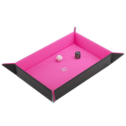 Magnetic Dice Tray Rectangular Black Green Gaming Accessory by Gamegenic 6