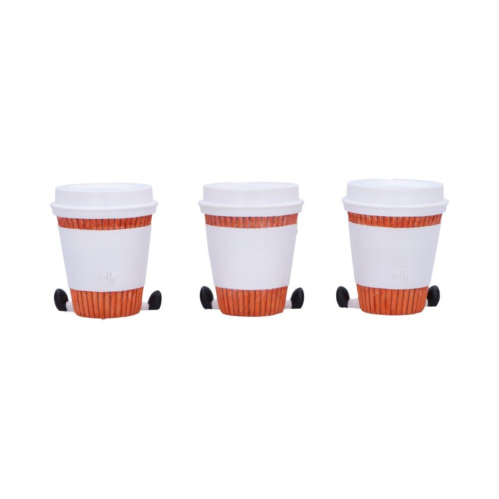 Three Wise Coffee Cups Figurines 7cm