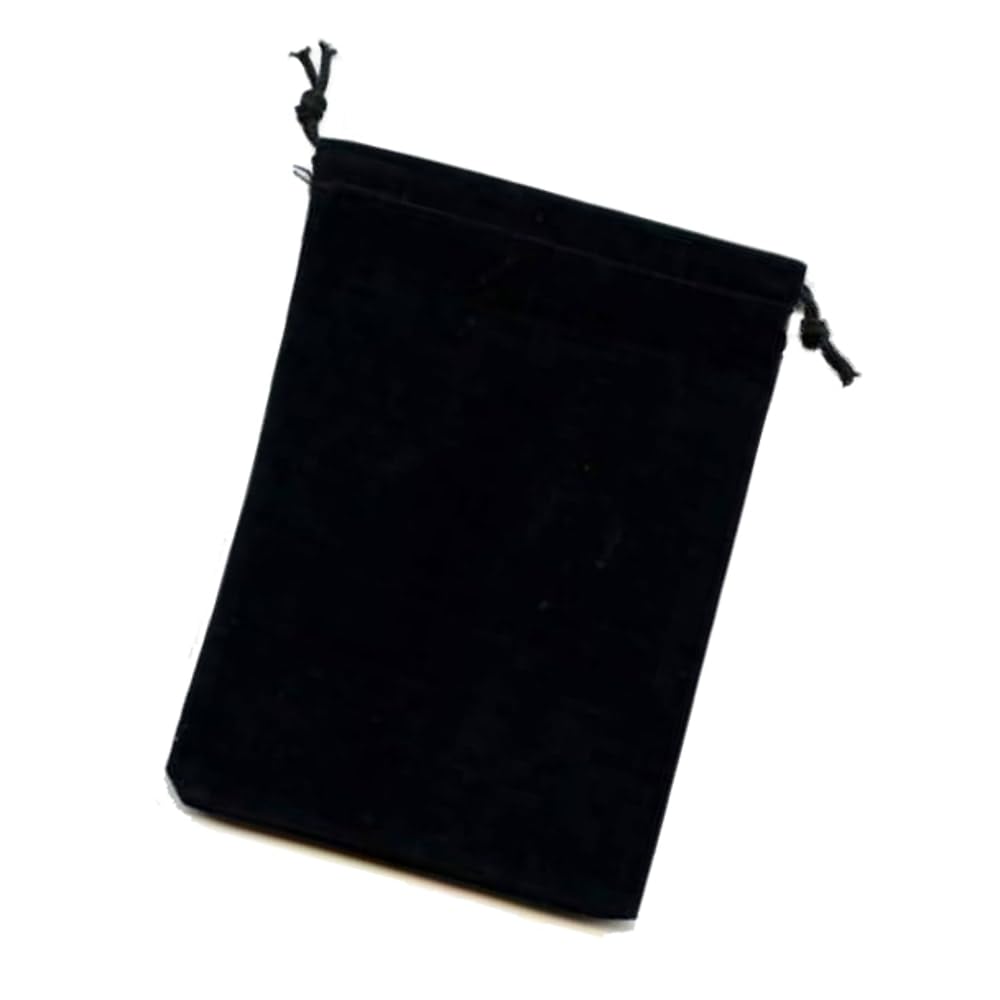 Chessex Large Suede Dice Bag, Black 1