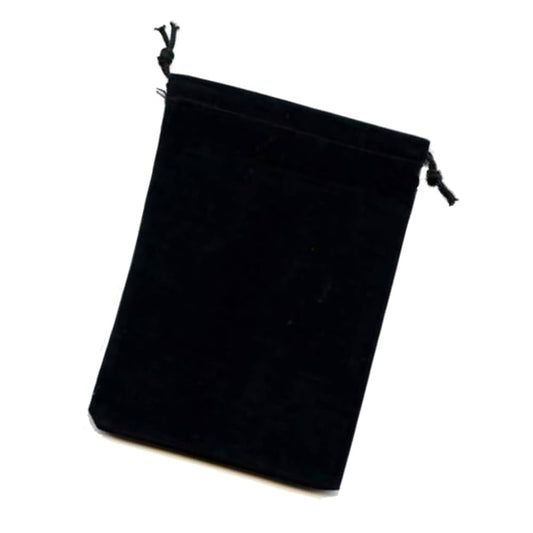 Chessex Large Suede Dice Bag, Black 1