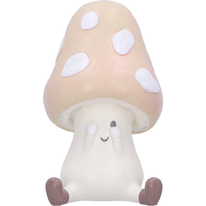 Three Wise Multicoloured Toadstool Figurines in See no Hear Speak evil poses Toadstools 8.5cm