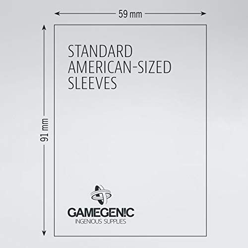 GAMEGEN!C Gamegenic 50 Pack 59 x 91 mm Green Standard American Prime Board GameSleeves 2