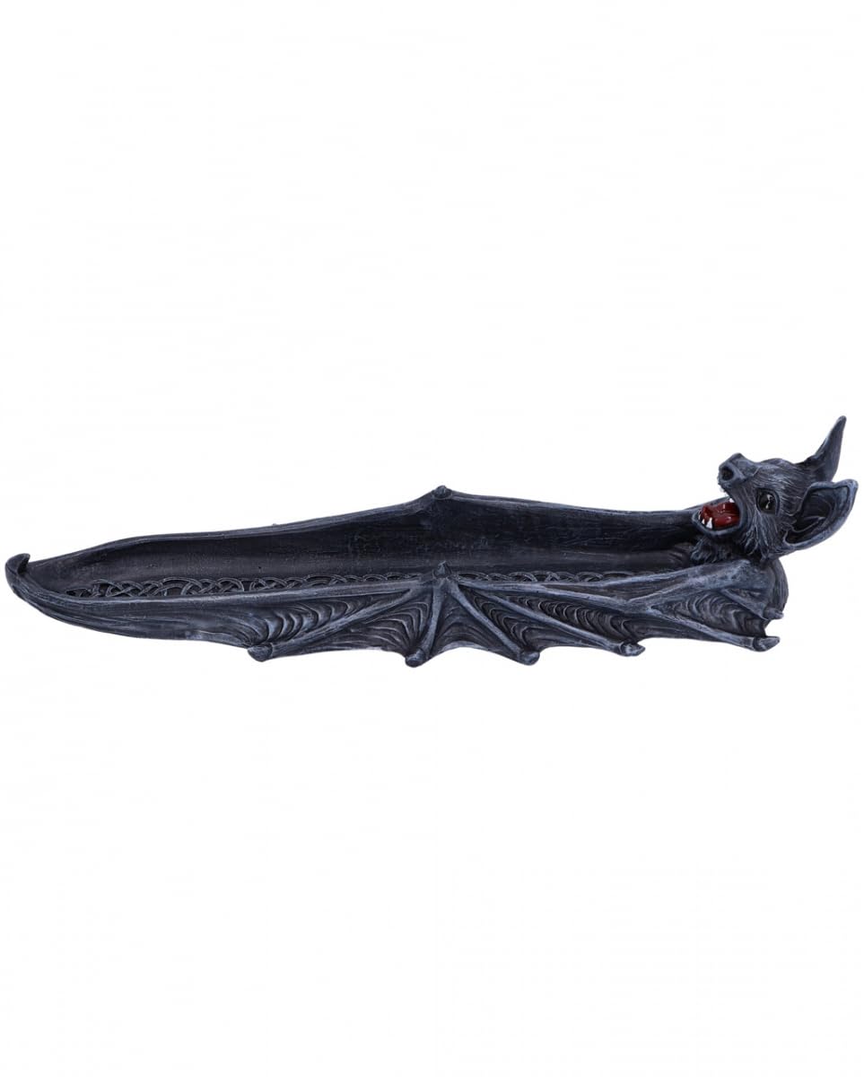 Night Wing Gothic Bat Incense Burner 29cm