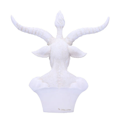 White Baphomet Bust 33.5cm 3
