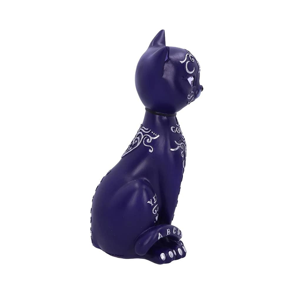 Purple Mystic Kitty 26cm Ouija Cat Figurine 5