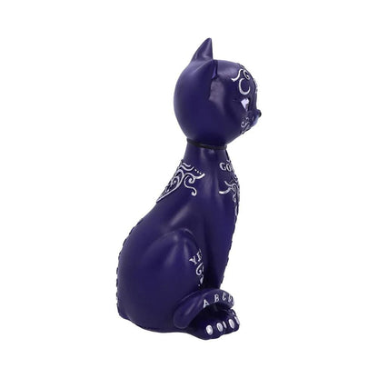 Purple Mystic Kitty 26cm Ouija Cat Figurine 5