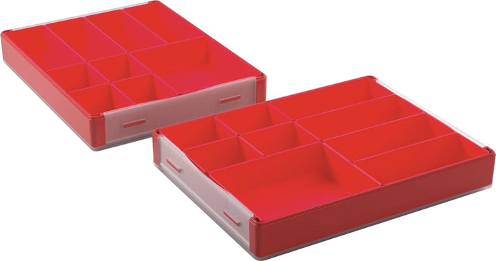Token Silo Convertible | Store and Organize Board Game Tokens | 9 Removable Trays in 3 Different Sizes | Stackable Token Box | Convenient Space-Saving Design | Blue Color | Made by Gamegenic