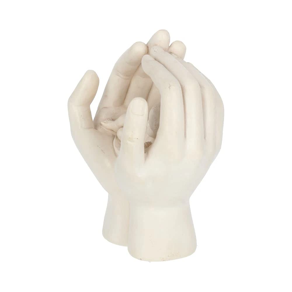Large Shelter Baby in Cradled Hand Figurine 17.5cm