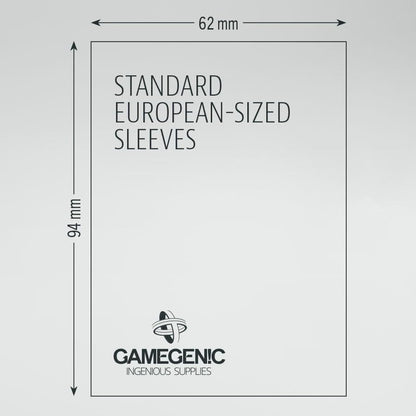 UNIT Gamegenic PRIME Standard European Sized Sleeves 62 x 94 mm 50 ct Gaming Accessory 3