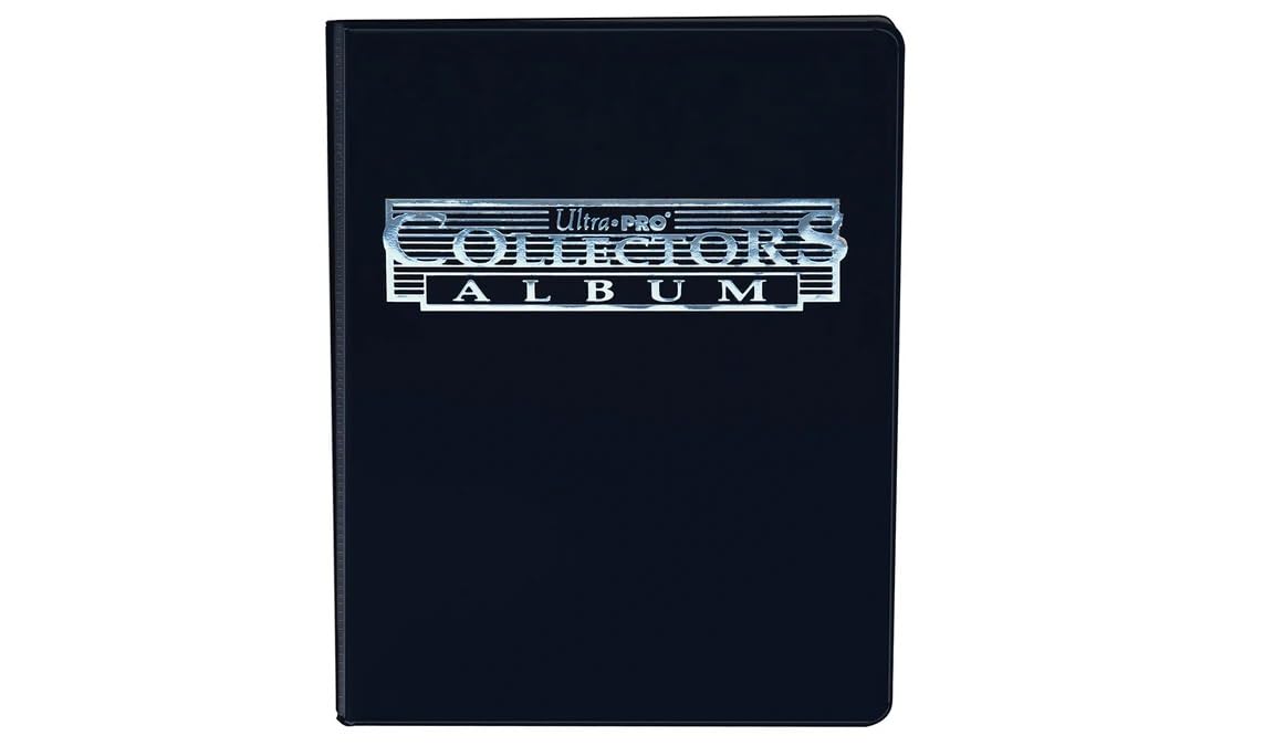Pro 9 Pocket Collectors Portfolio Album Black 1