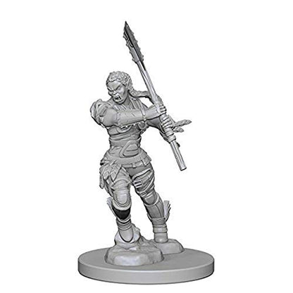 Pathfinder Battles Deep Cuts: Half-Orc Female Barbarian 1