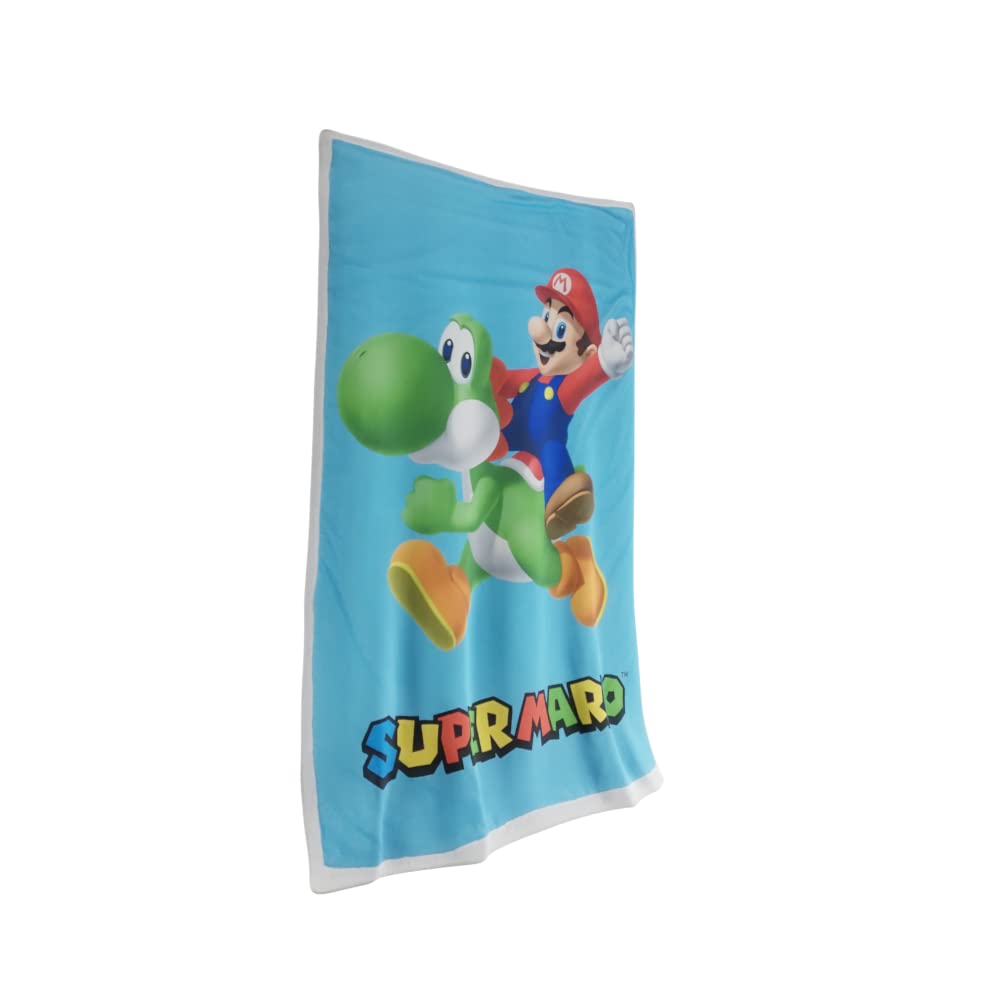 Super Mario and Yoshi Throw Blanket 100 X 150cm 6