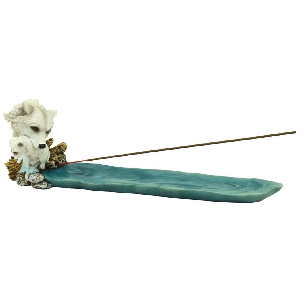 Mothers Watch Wolf Incense Burner Mothers 28.3cm 2