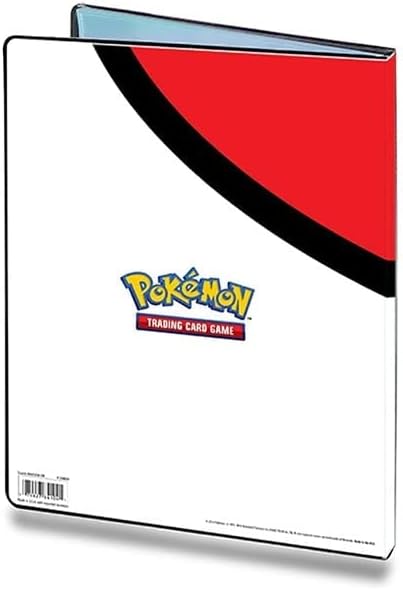 Pokemon Pokeball 9 Pocket Portfolio Trading Card Wallet