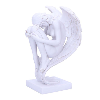 Angels Contemplation White Angel Figurine 28cm 3