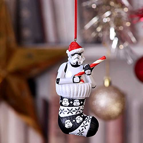 Stormtrooper in Stocking Hanging Ornament 11.5cm Officially Licensed