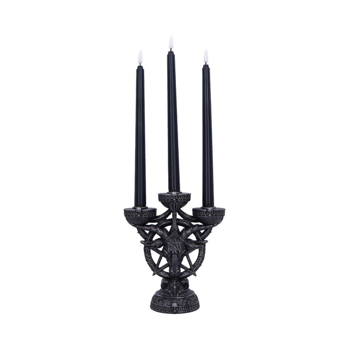 Baphomets Radiance Candelabra with LED Candles 46cm