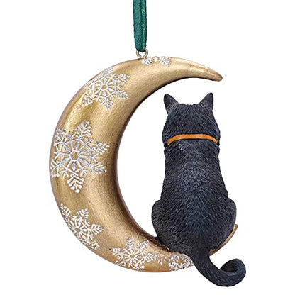 Moon Cat Hanging Ornament 9cm by Lisa Parker Christmas Tree Decoration 3