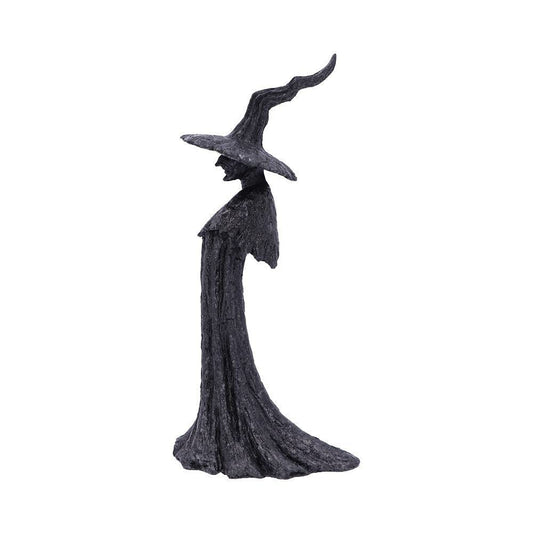 Talyse Black Glittered Forest Witch Ornament Wiccan Decoration Small 30cm 2