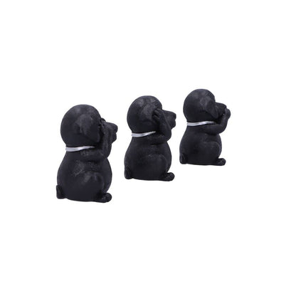 Three Wise Labradors 8.5cm Resin Decoration Statue 6