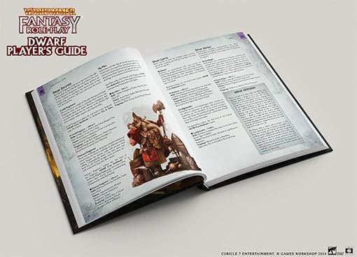 Dwarf Players Guide Warhammer Fantasy Roleplay Roleplaying Game by Cubicle Seven 3