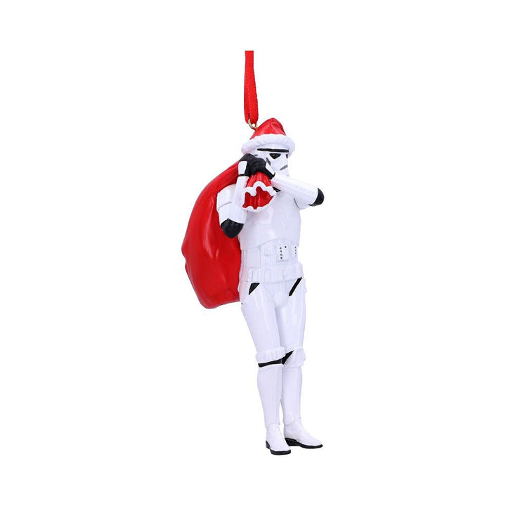Stormtrooper Santa Sack Hanging Ornament 13cm Officially Licensed