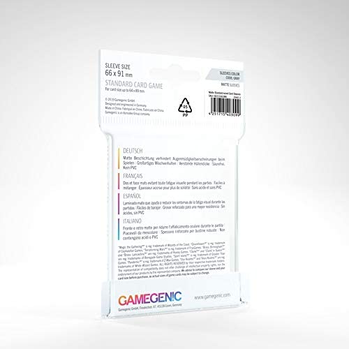 Matte Standard Card Game Sleeves 66 X 91 Mm 50 Card Sleeve 3