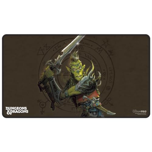 Ultra Pro - Dungeons & Dragons Planescape: Morte’s Planar Parade Black Stitched Card Playmat, Use as Oversize Mouse Pad, Desk Mat, Gaming Playmat, TCG Card Game Playmat, Protect Cards During Gameplay 1