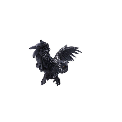 Dark Feather Owl Wall Plaque 55cm 6