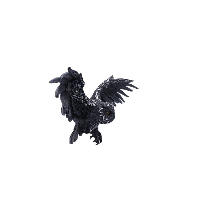 Dark Feather Owl Wall Plaque 55cm